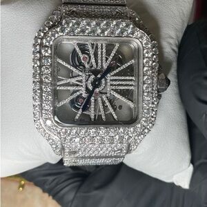 Men’s Luxury Automatic Stainless Steel Watch (Skeleton)
